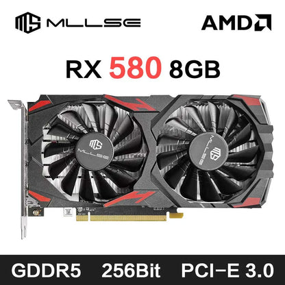 Carte Graphique AMD Radeon RX 580 8GB GDDR5 MLLSE – Gaming Full HD
