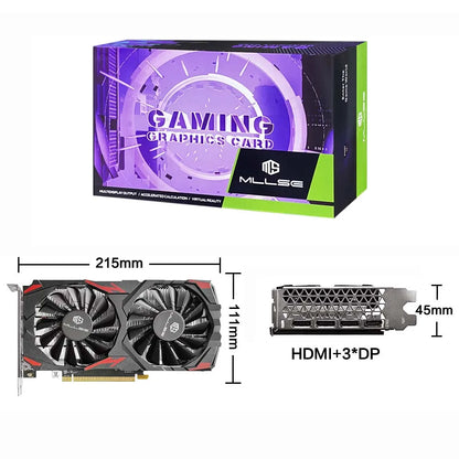 Carte Graphique AMD Radeon RX 580 8GB GDDR5 MLLSE – Gaming Full HD