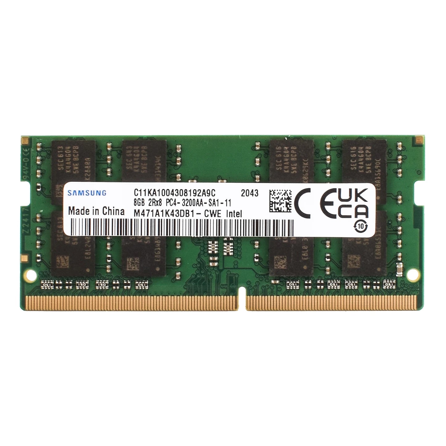 Mémoire RAM Samsung DDR4 SODIMM pour ordinateur portable
